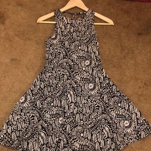 Black and white dress